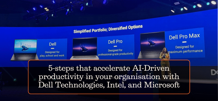 5-steps that accelerate AI-Driven productivity in your organization with Dell Technologies, Intel, and Microsoft