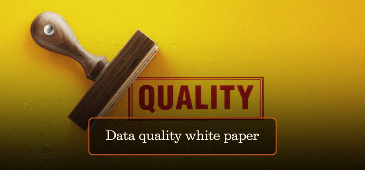 Our approach to data quality