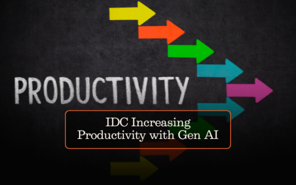 IDC report Increasing Productivity with Gen AI
