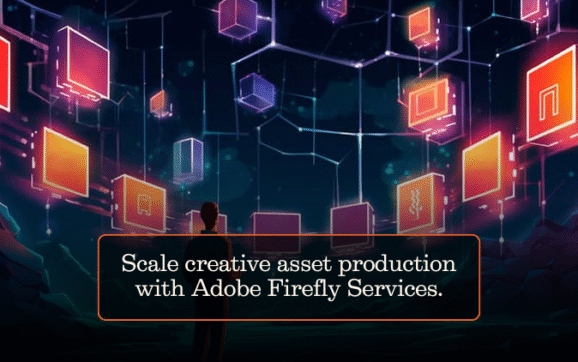Scale creative asset production with Adobe Firefly Services.