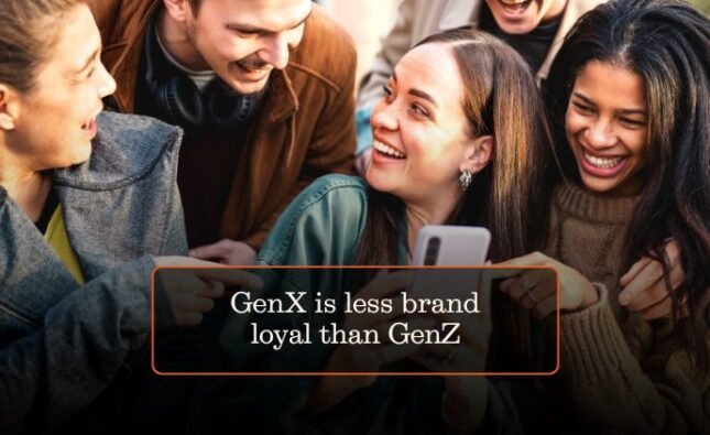 GenX is less brand loyal than GenZ